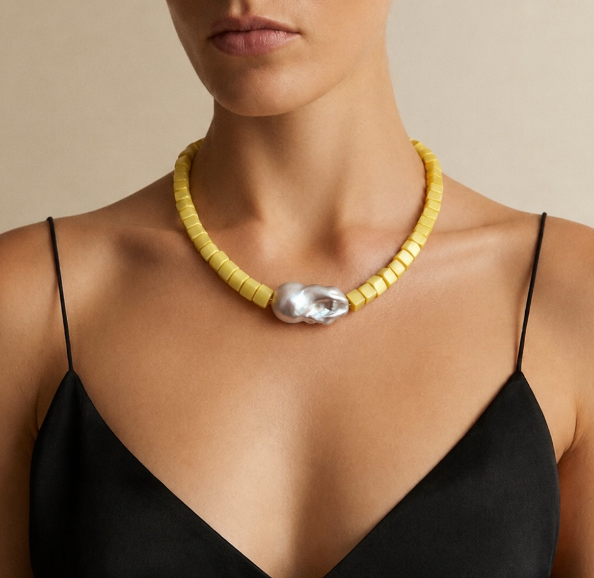 Collar Ojo de Gato | Perla Barroca