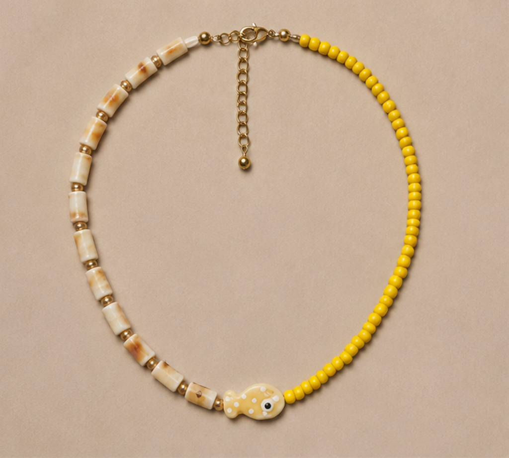 Collar Amarillo Pescado