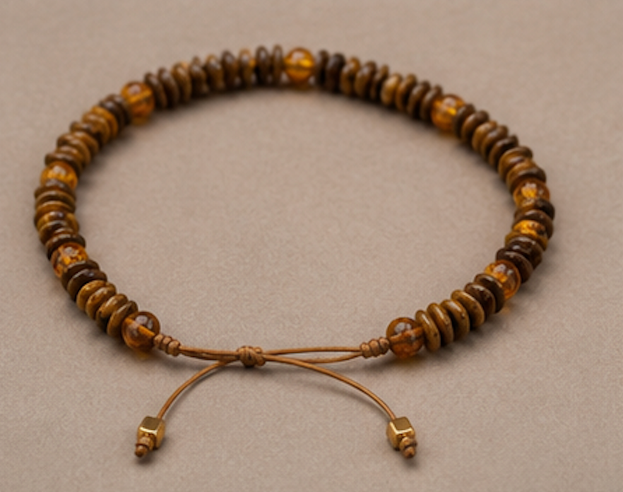 Pulsera Ojo de Tigre & Ambar