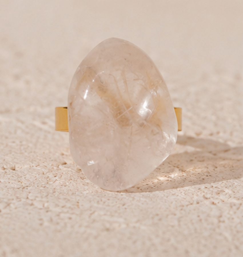 Anillo Cuarzo Transparente