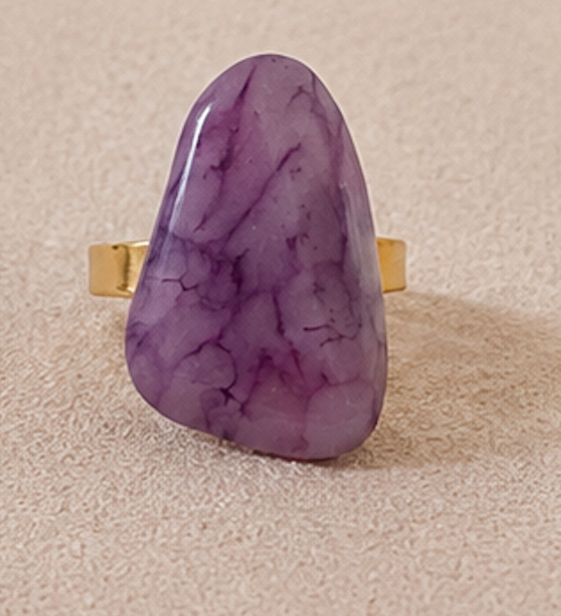 Anillo Piedra Agata Dragon