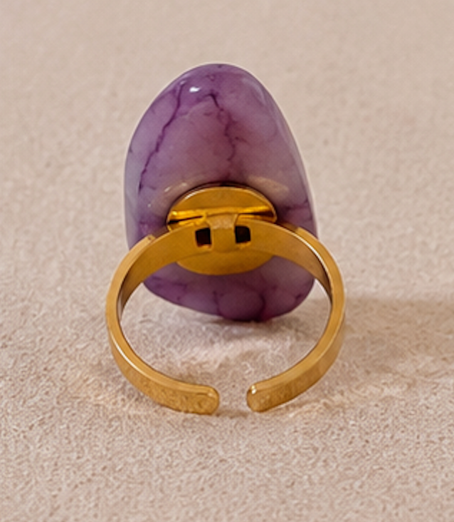 Anillo Piedra Agata Dragon