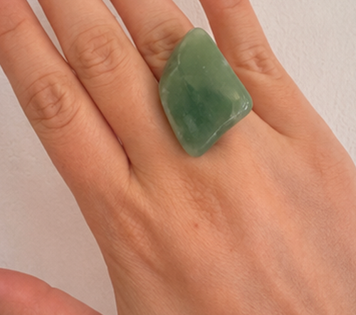 Anillo Aventurina Verde
