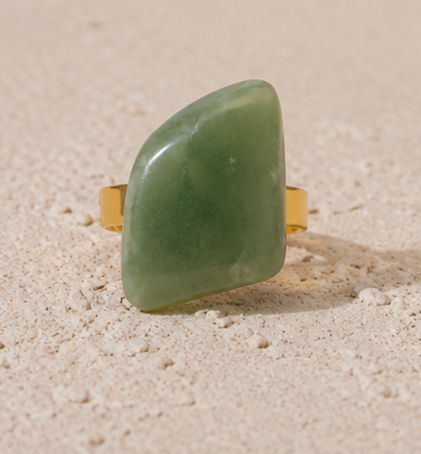Anillo Aventurina Verde