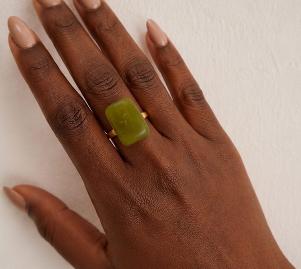 Anillo Jade Verde