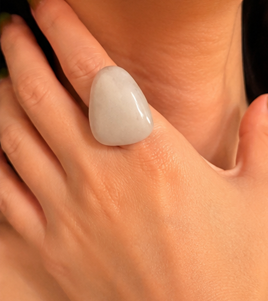 Anillo Cuarzo Blanco