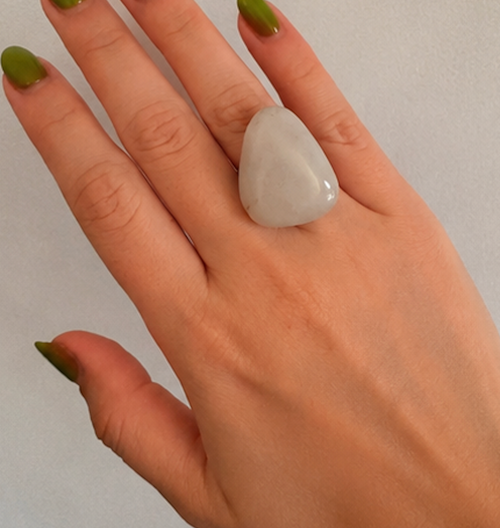 Anillo Cuarzo Blanco