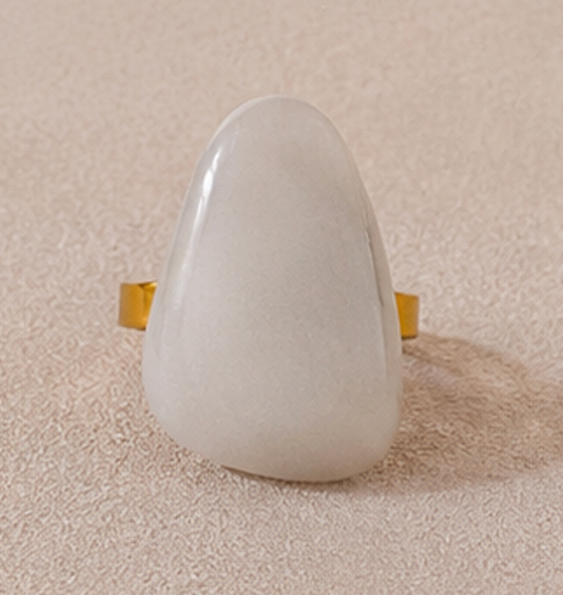 Anillo Cuarzo Blanco