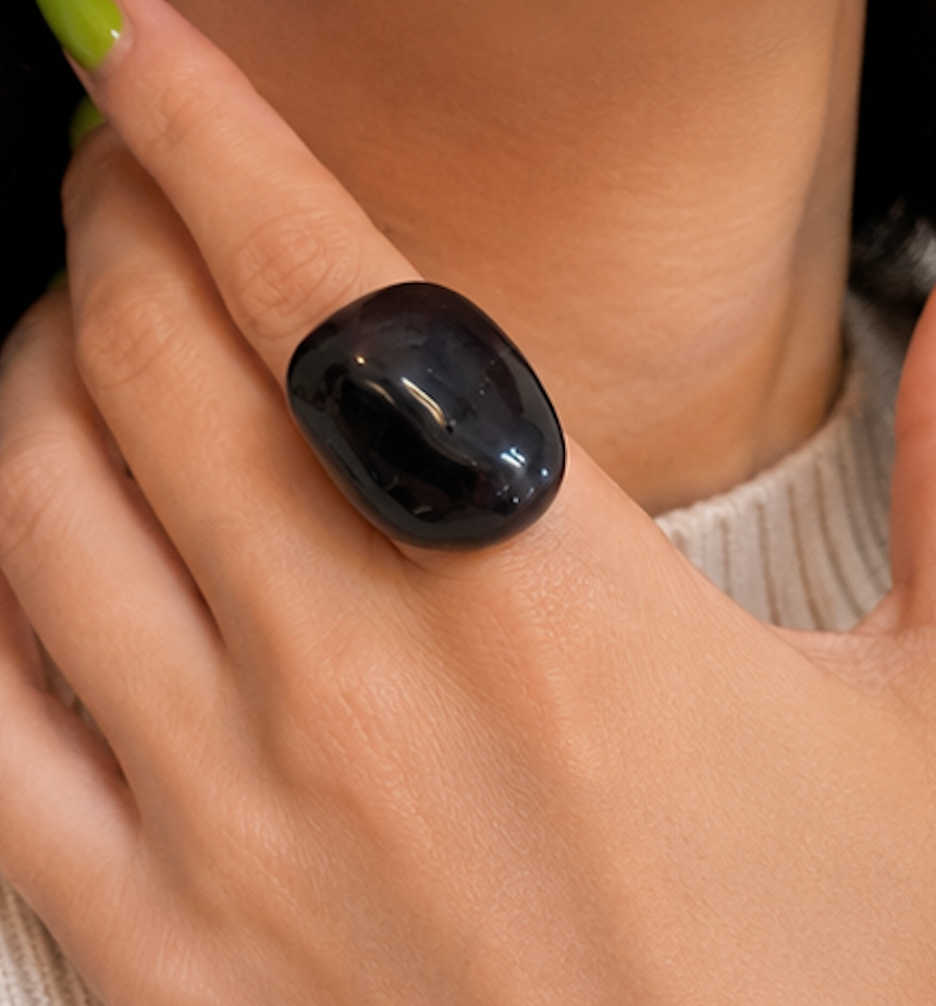 Anillo Charoita Morada