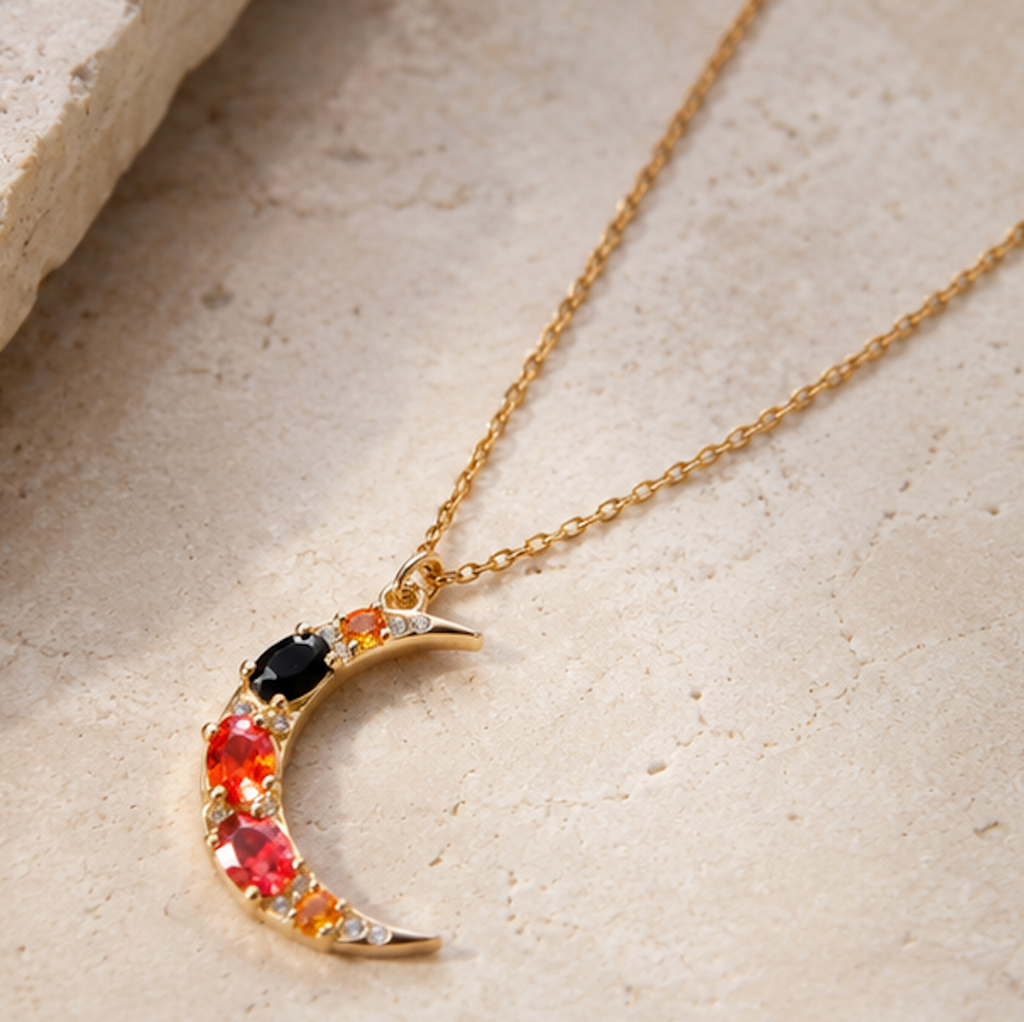 Collar Luna Roja
