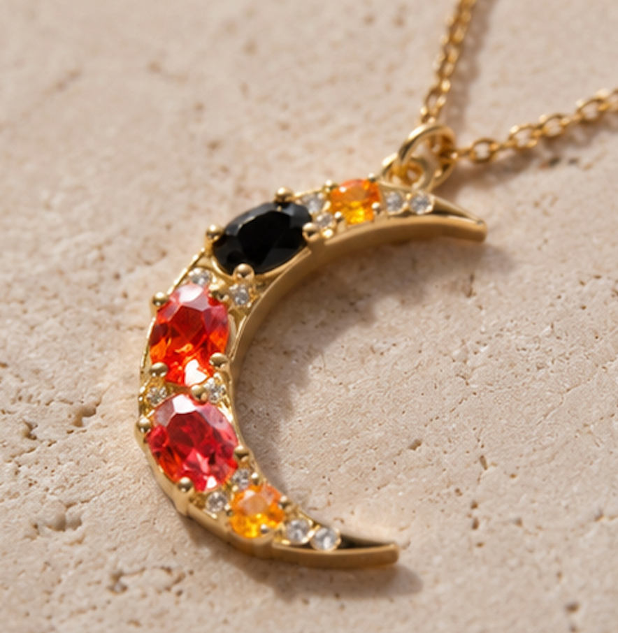 Collar Luna Roja