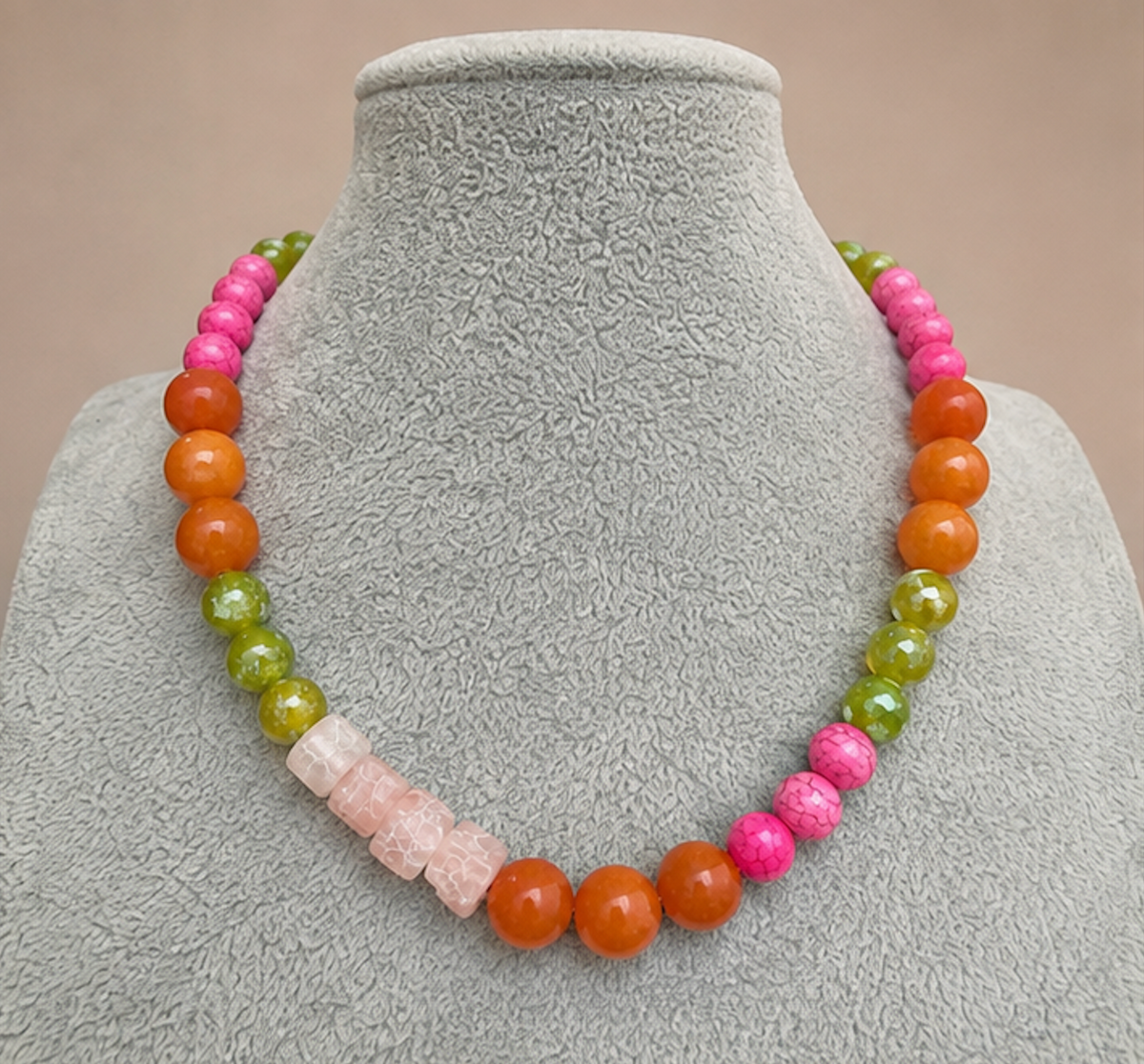 Collar Piedras Multicolor