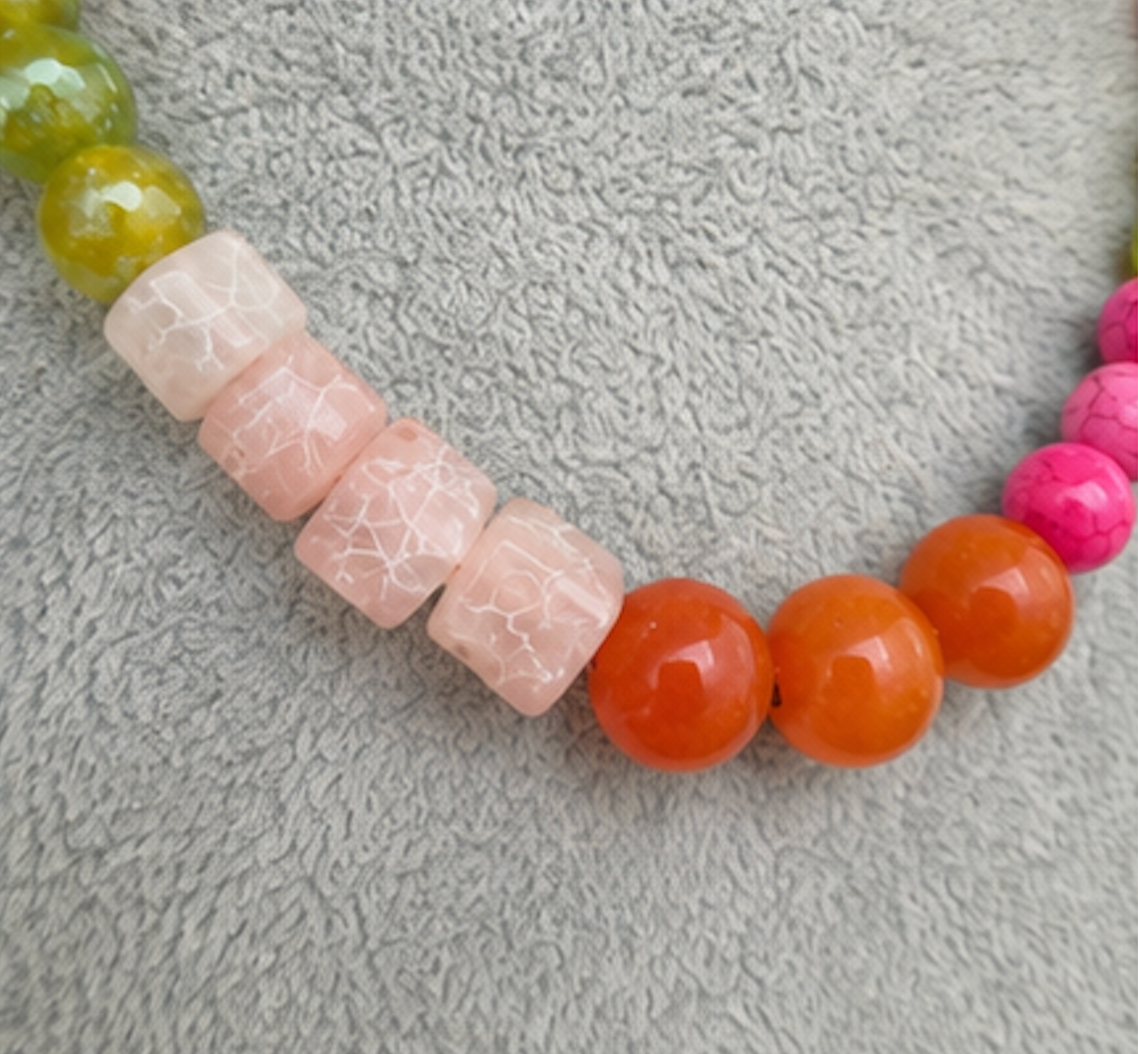 Collar Piedras Multicolor