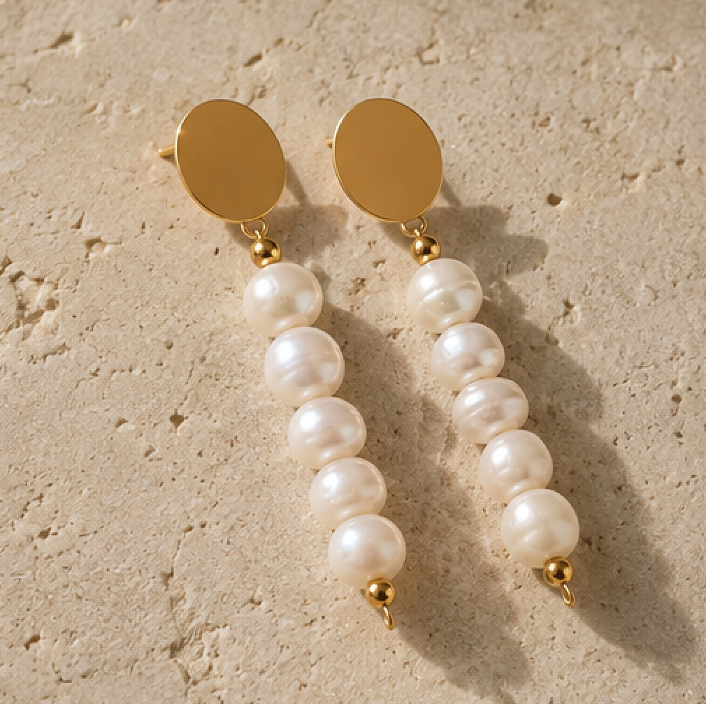 Aretes Perlas