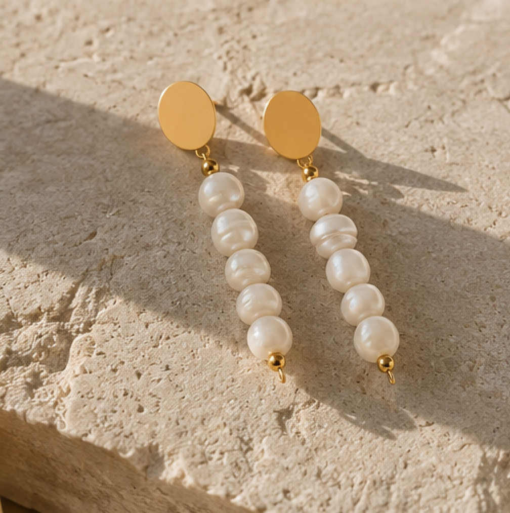 Aretes Perlas